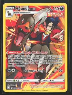 Houndoom TG10 Brilliant Stars Trainer Gallery Ultra Rare Pokemon Card - Image 1