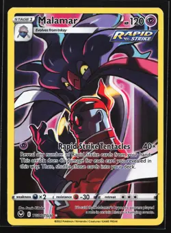 Malamar TG06 Silver Tempest Trainer Gallery Ultra Rare Pokemon Card - Image 1