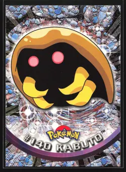 Kabuto 140 Topps TV Animation Series 3 Blue Logo Pokemon Card - Image 1