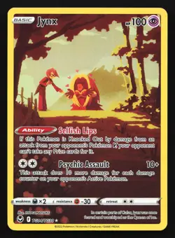 Jynx TG04 Silver Tempest Trainer Gallery Ultra Rare Pokemon Card - Image 1
