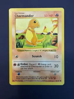 TWO Shadowless Charmanders and ONE Shadowless Charmeleon Pokemon Base Set - Image 3
