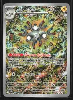 Magneton 159 Surging Sparks ETB Black Star Promo Pokemon Card - Image 1