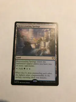 Rejuvenating Springs : MTG 1x NM English Magic Card Commander Masters, CMM, Land - Image 2