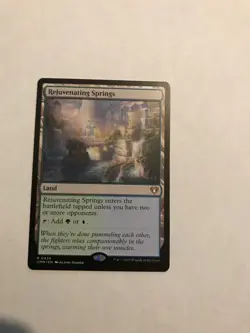 Rejuvenating Springs : MTG 1x NM English Magic Card Commander Masters, CMM, Land - Image 3