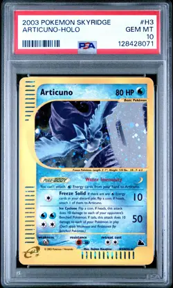 PSA 10 Articuno H3/H32 2003 Skyridge Holo Rare Pokemon Card - Image 1