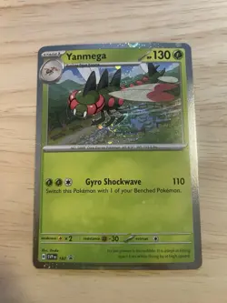 Pokemon Journey Together Yanmega 187 Black star Promo TCG - Image 1