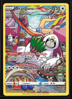 Oranguru TG12 Brilliant Stars Trainer Gallery Ultra Rare Pokemon Card - Image 1