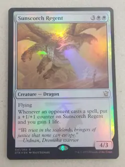 Sunscorch Regent | NM | FOIL | Dragons of Tarkir | DTK #41 | MTG - Image 1