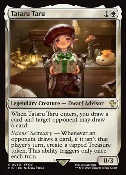 Tataru Taru Commander: FINAL FANTASY NM MTG Non-Foil - Image 1