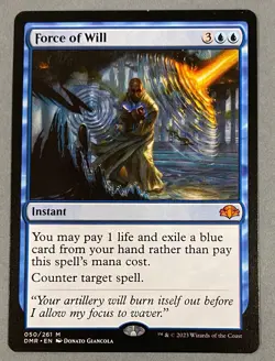 Force of Will - Dominaria Remastered - NM- MTG - Image 1
