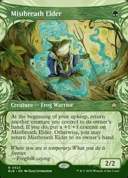 Mistbreath Elder Showcase Foil - Bloomburrow MTG-NM - Image 1