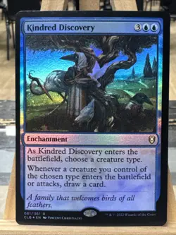 MTG *Kindred Discovery foil X1* (NM) Commander Legends Baldurs Gate Magic - Image 1