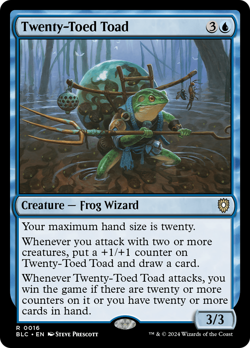 Twenty-Toed Toad #16 | Near Mint | BLC Bloomburrow Commander Magic MTG - Image 1