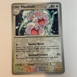 Maushold 158/191 Surging Sparks Reverse Holo Uncommon Pokemon Light Play+ - Image 3