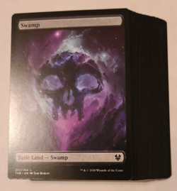 (44) MTG Theros Beyond Death Celestial Swamp Lands Pack Fresh!! - Image 1