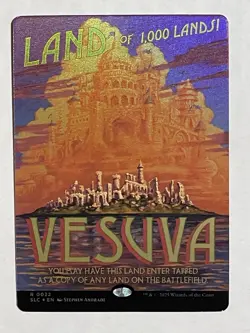 Vesuva FOIL Secret Lair MTG Encyclopedia Of Magic 0022 - Image 1