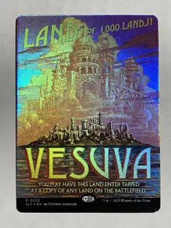 Vesuva FOIL Secret Lair MTG Encyclopedia Of Magic 0022 - Image 2