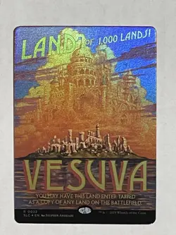 Vesuva FOIL Secret Lair MTG Encyclopedia Of Magic 0022 - Image 3