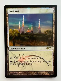 MTG Karakas - Foil DCI Judge Promo, NM-Mint, English Promo: Judge Rewards - Image 1