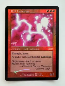 MTG - Ball Lightning - Foil DCI Judge Promo Judge Rewards Promos - Image 1