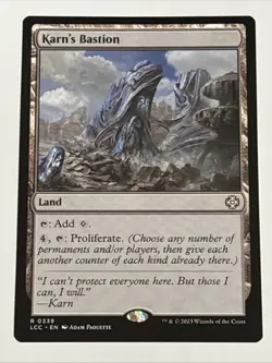 MTG Commander: The Lost Caverns of Ixalan Karn's Bastion 0339 NM Rare - Image 1