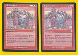 MTG REPERCUSSION (x2) Urza's Destiny (OldManMTG 010-887) - Image 1