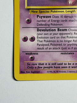 Pokemon TCG Mew Black Star Promo 8 WOTC Vintage 1999 - Image 5