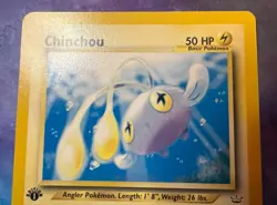 Neo Revelation 42/64 CHINCHOU (common) **1st Edition** NM Pokemon Vintage - Image 2