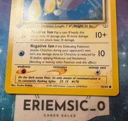 Neo Revelation 42/64 CHINCHOU (common) **1st Edition** NM Pokemon Vintage - Image 3