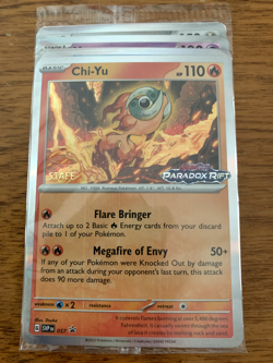 Pokemon Paradox Rift Staff Prerelease Promos Unopened - Image 1