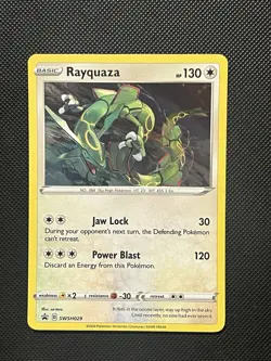 Pokemon Sea & Sky - Rayquaza - SWSH029 - Promo Cosmos Holo - M/NM - Image 3