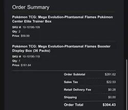 PREORDER PRESALE Phantasmal Flames Pokemon Center Elite Trainer Box SHIPS 11/14 - Image 2