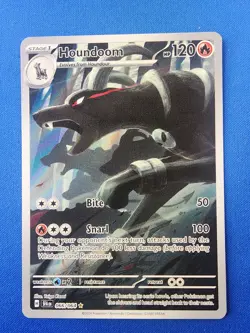 2024 Pokemon Scarlet and Violet Shrouded Fable #066 Houndoom IR - Image 1