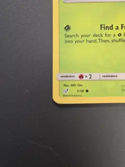 Pokemon Bulbasaur (Holo Common) #1/18 Detective Pikachu Holo TCG MP- - Image 4