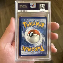2025 POKEMON DESTINED RIVALS SPECIAL ILLUSTRATION TEAM ROCKET'S MEWTWO EX PSA 8 - Image 2