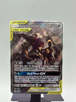 FULL ART Umbreon & Darkrai GX ULTRA RARE Tag Team SM241 Pokemon Holo Promo - NM - Image 1
