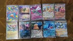 Pokemon SIR Ir, Full Art Ex Lot Of 10 From Various Sets - Image 1