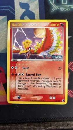 Pokemon Ho-Oh EX Unseen Forces Reverse Holo Rare #27 MP - Image 1