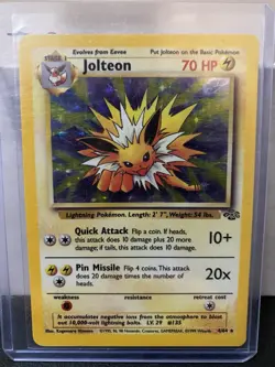 Jolteon 20/64 - 1999 Vintage Pokemon: Jungle Unlimited - Image 1