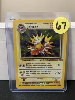 Jolteon 20/64 - 1999 Vintage Pokemon: Jungle Unlimited - Image 3