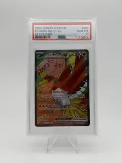 2025 POKEMON DRI EN-DESTINED RIVALS ULTRA RARE #209 ETHAN'S HO-OH EX PSA 10 - Image 1