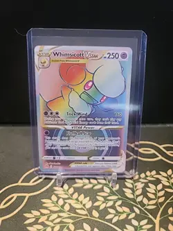 Pokemon TCG Whimsicott VSTAR Sword & Shield: Brilliant Stars 175/172 Holo Secret - Image 1