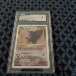 CGC 7 Gengar Reverse Holo #11 Legendary Collection 2002 Pokemon Blue Label - Image 1