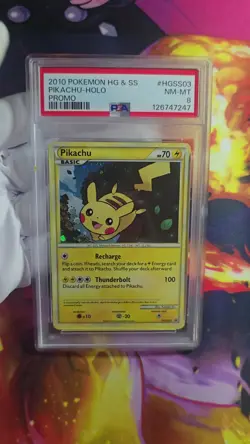 2010 POKEMON HG & SS #HGSS03 PIKACHU - HOLO "PROMO" - PSA 8 NM-MT (47855) - Image 2