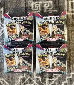 Lot of 4 - Pokemon Mystery Power Box Chase Pack Seeded 1:10 (5 Booster Packs) - Image 1