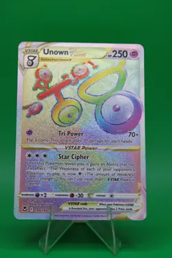 Pokemon TCG Unown VSTAR (Secret) 199/195 Swsh12: Sword & Shield - Silver Tempest - Image 1