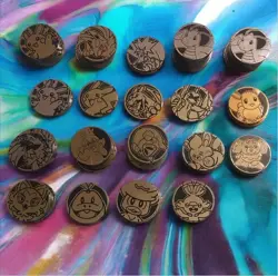 Pokemon Coin Lot-126 Coins Total - Image 1