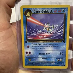 Dark Golduck 37/82 1st Edition Team Rocket Uncommon LP Condition Pokemon TCG Vtg - Image 1