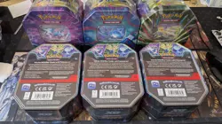 Pokemon TCG Azure Legends Tin - Set of 3 - Factory Sealed - BRAND NEW - Image 2