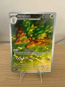 Sawsbuck 092/086 MINT Sv: White Flare Holo Pokemon IR - Image 1